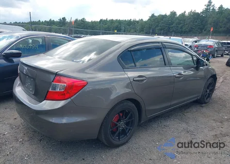 2012 Honda Civic Lx из США, поврежденный, VIN 19XFB2F59CE332694